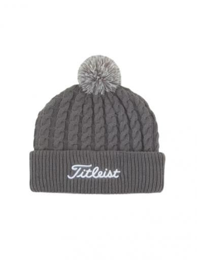 Titleist Cable Knit Pom Pom žieminė kepurė 3