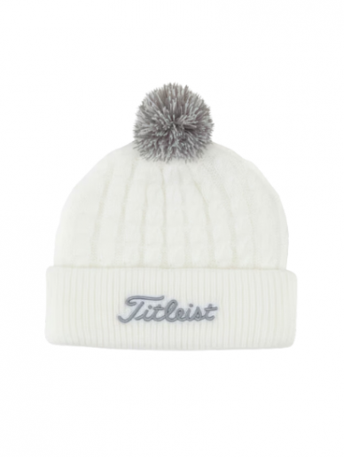 Titleist Cable Knit Pom Pom žieminė kepurė 4