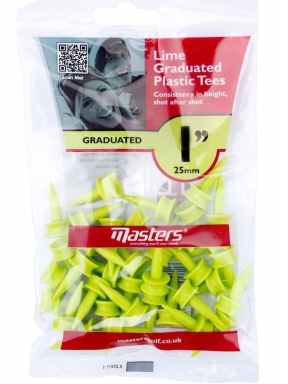 Masters golf plastic tee 1" 25mm