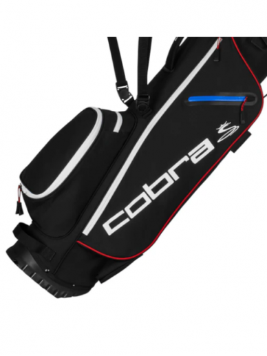 Cobra Ultralight Sunday Bag - Black/Electric Blue  2