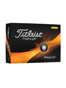 Titleist Pro V1 Geltoni golfo kamuoliukai