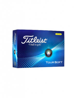 Titleist Tour Soft Geltoni golfo kamuoliukai