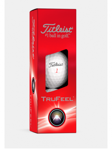 Titleist TruFeel Balti golfo kamuoliukai 2