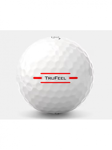 Titleist TruFeel Balti golfo kamuoliukai 4