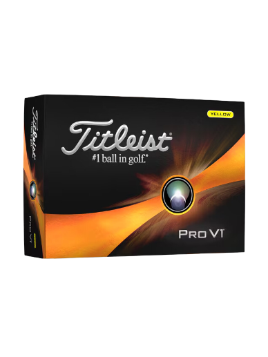 Titleist Pro V1 Geltoni golfo kamuoliukai