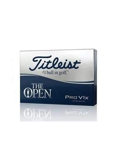 Titleist Pro V1X golf balls limited edition The Open