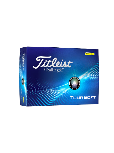 Titleist Tour Soft Geltoni golfo kamuoliukai