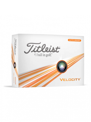 Titleist Velocity Oranžiniai golfo kamuoliukai