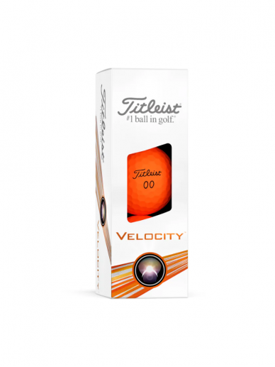 Titleist Velocity Oranžiniai golfo kamuoliukai  2