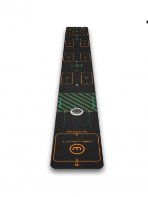 WELLPUTT FIRST GOLF PUTTING MAT - 10FT